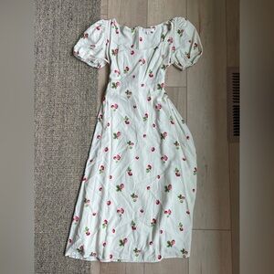 Jo West lined strawberry dress